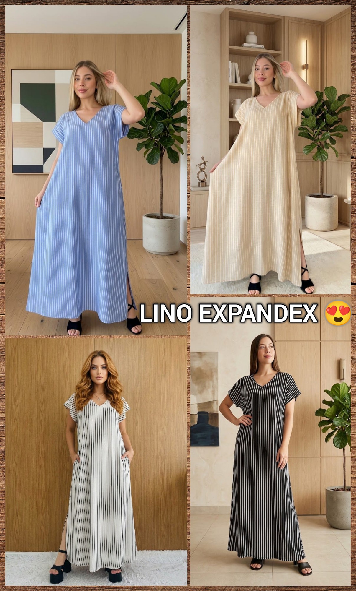 Vestido Largo de Lino - Imagen 3