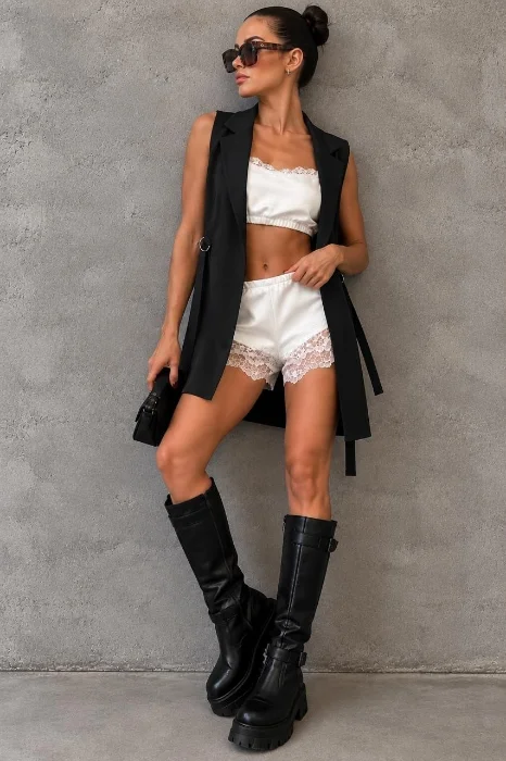 Maxi Chaleco Sastrero