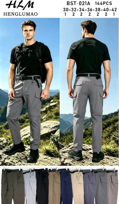 Pantalon Táctico Reforzado Desmontable Bst-021a