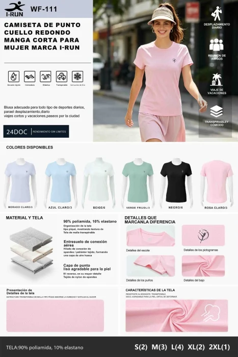 Remera Deportiva Mujer Irum