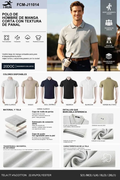 Chomba Micropique Hombre Irum