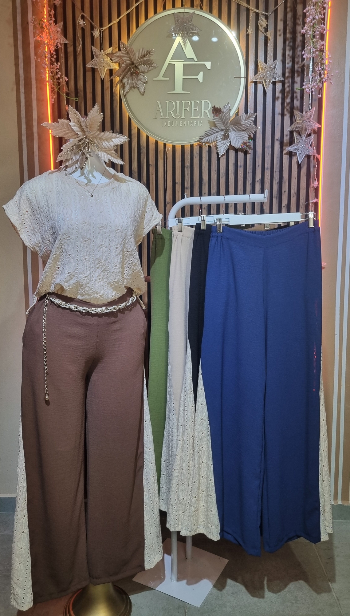 Conjunto Maxipalazzo Comvinado + Blusa - Imagen 3