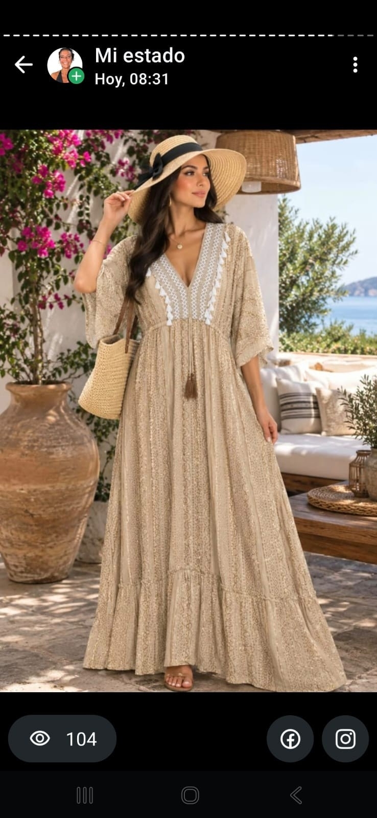 Vestido Indu Largo - Imagen 2