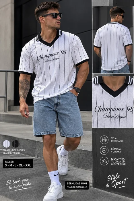 Remera Over Deportiva