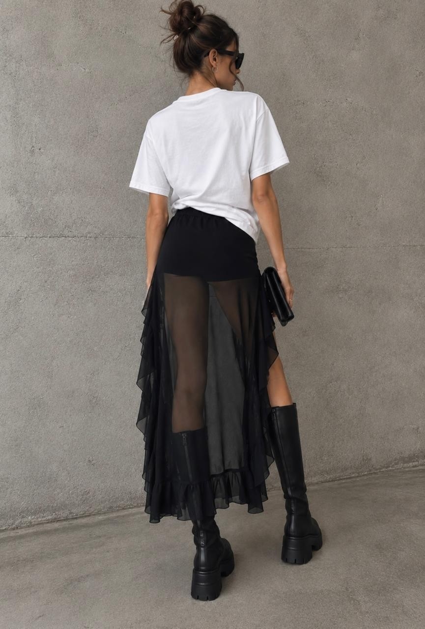 Maxifalda con Culotte Incorporado - Imagen 2