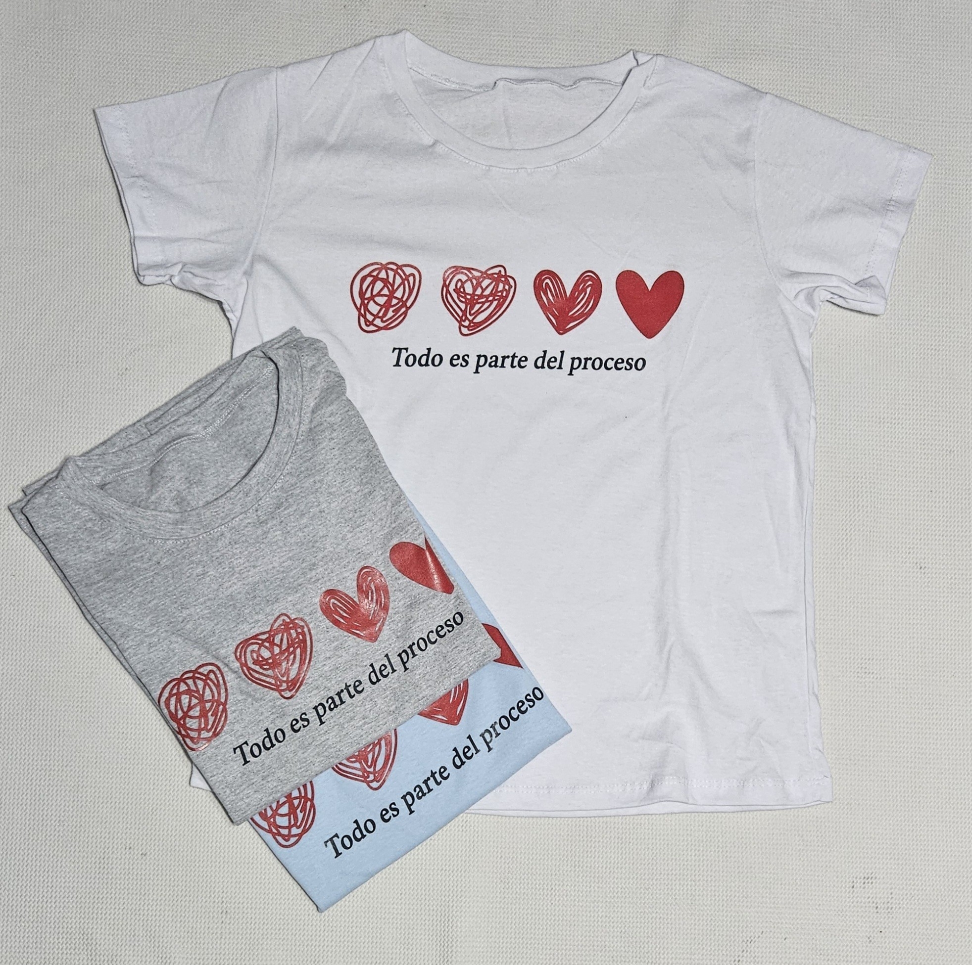 Remera Único Corazones - Imagen 2