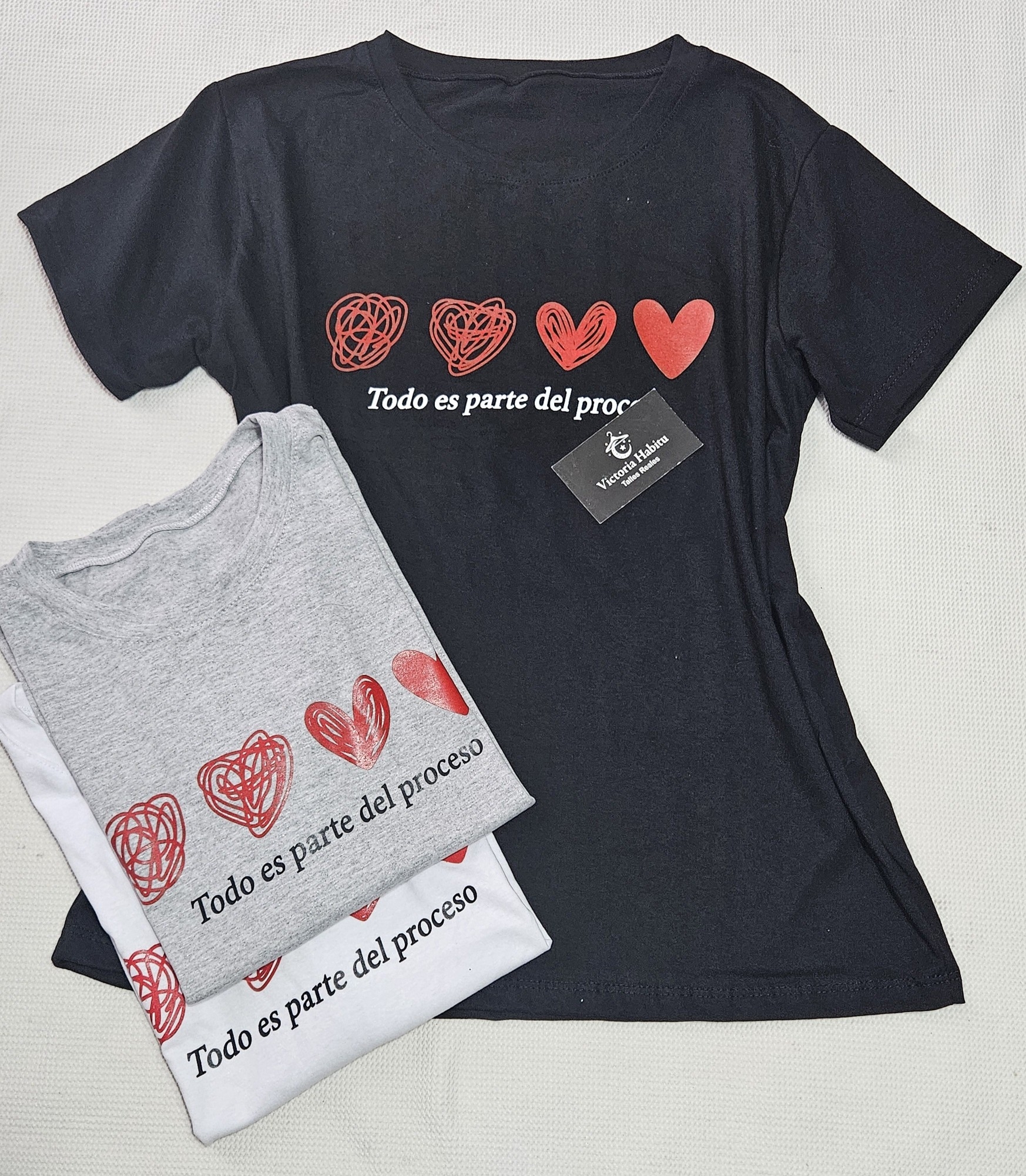 Remera Único Corazones - Imagen 3