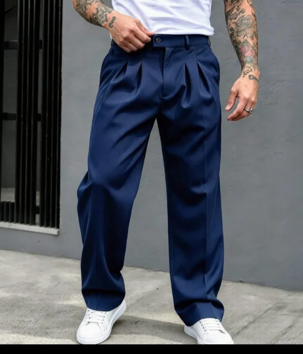 Sastrero Baggy Hombre Tiro Medio de Crep