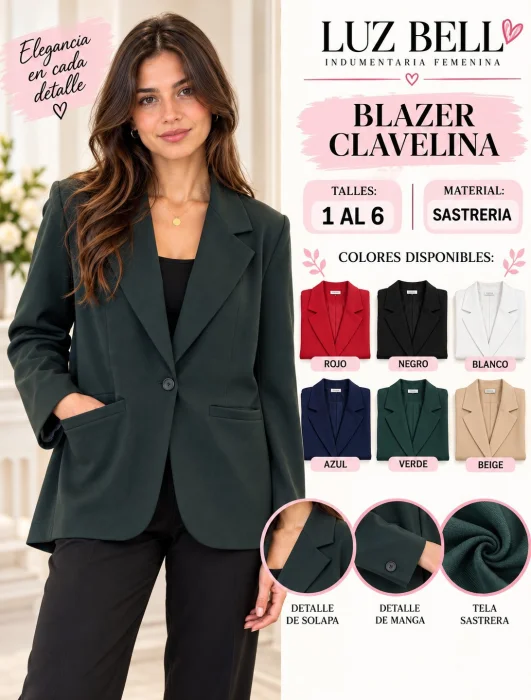 Blazer Clavelina
