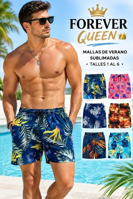 Mallas Sublimadas Hombre