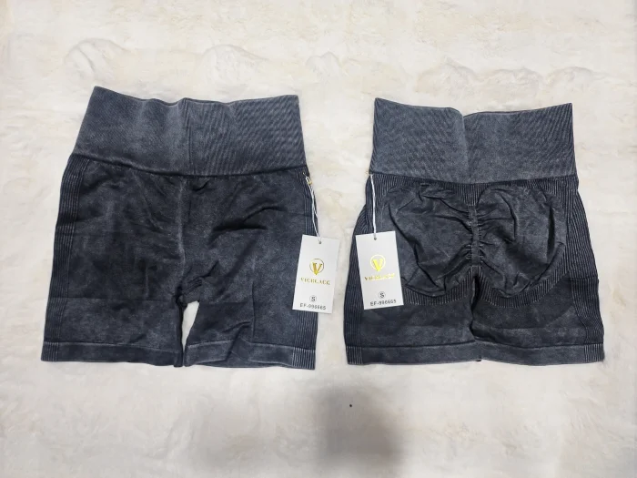 Short Importado Prelavado con Frunce