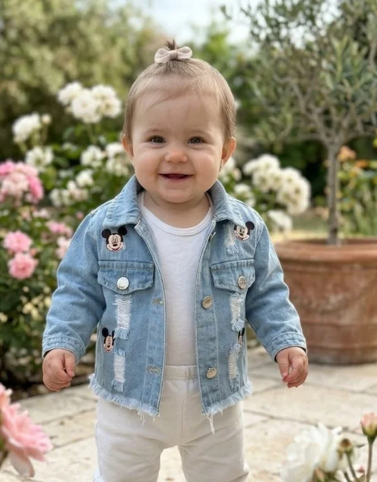 Campera Jeans Bebé Mickey