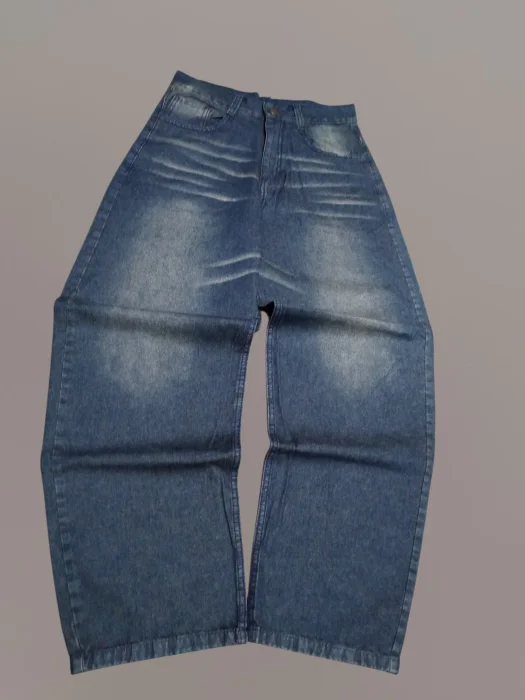 Jeans Baggy  Balloon Oxido Foc.y Bigotes