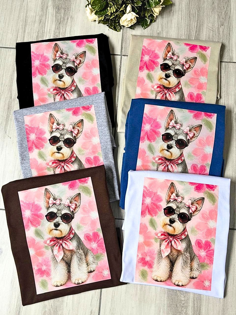 Remera Perrita Coquette Algodón Premium - Imagen 3