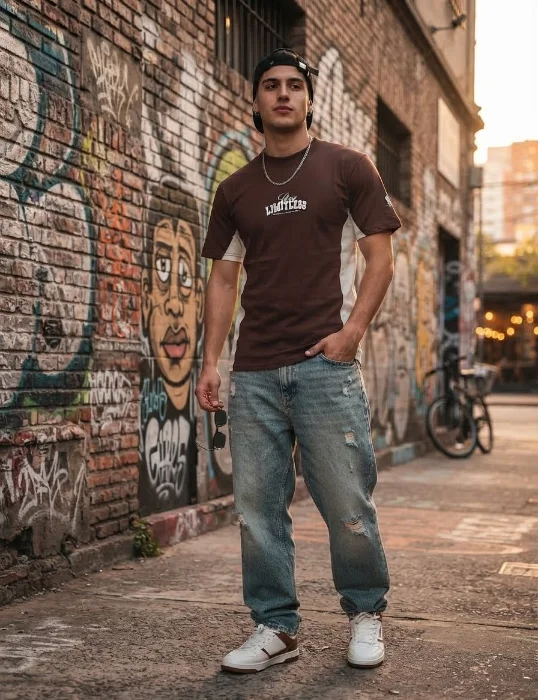 Remera Combinada Limitles C/clasica