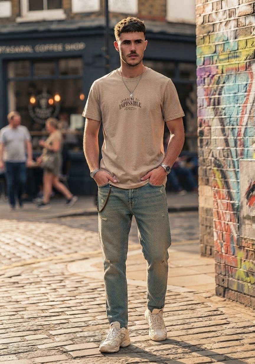 Remera Moline Nothing Is Impossible Clasica - Imagen 3
