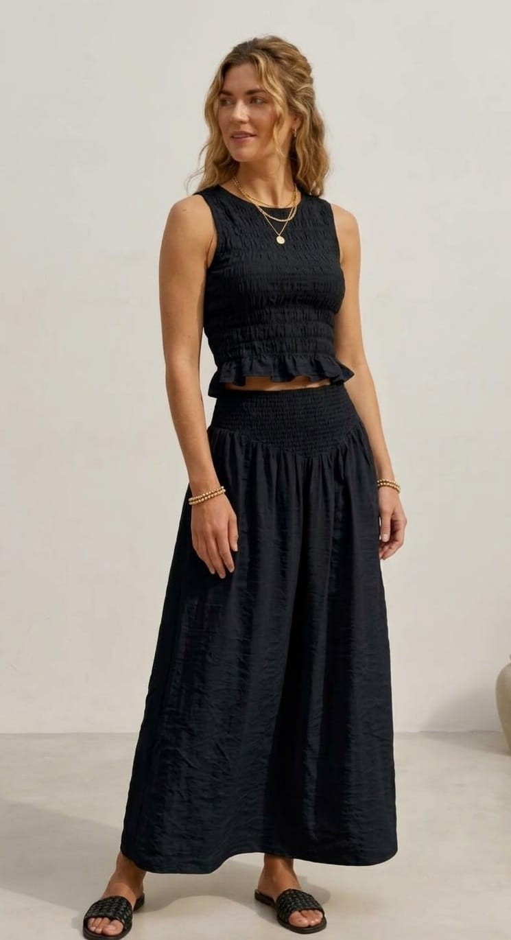 Conjunto  de  de Dos Piezas  Top + Pollera - Imagen 2