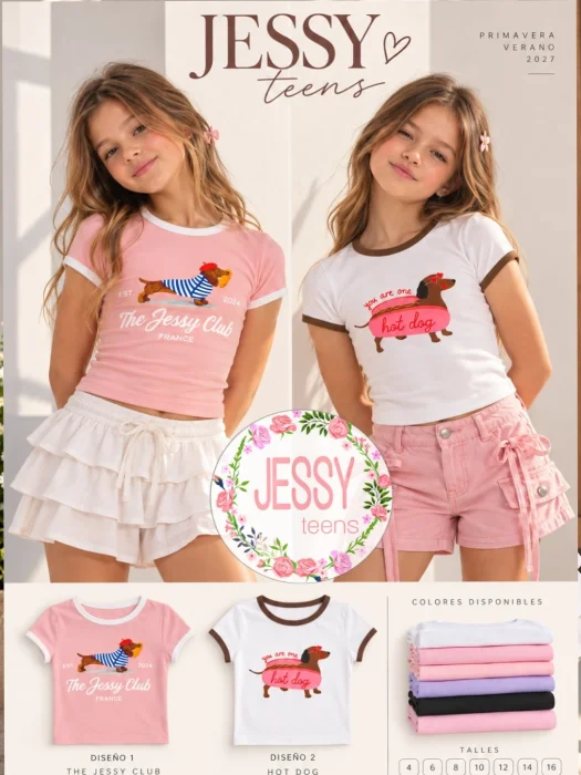 Remera Babytee Perrito Salchicha