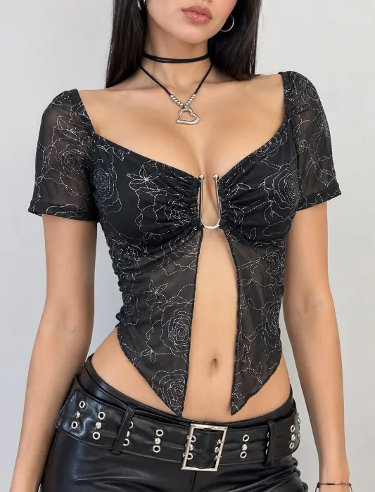 Top Mariposa Tull