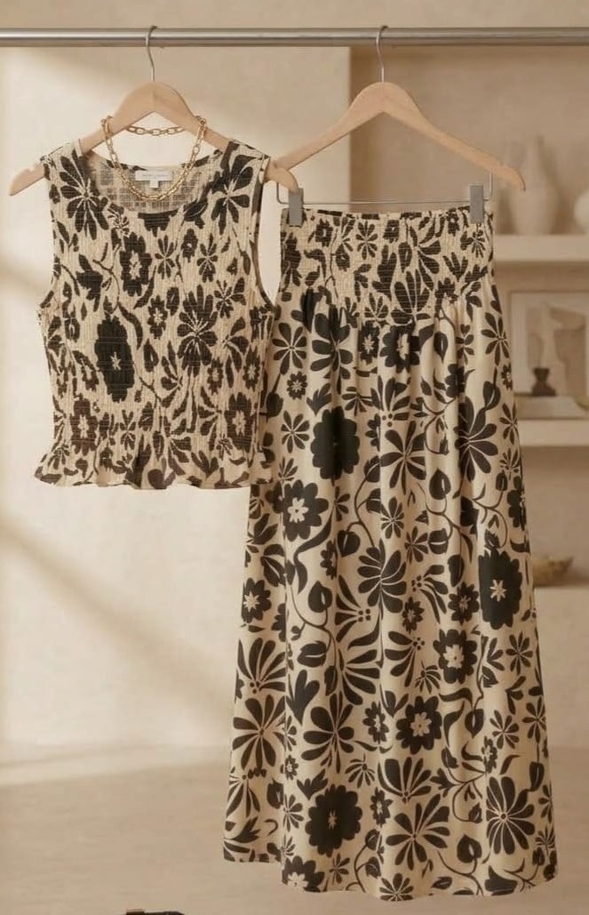 Conjunto  Floral de Dos Piezas - Imagen 2
