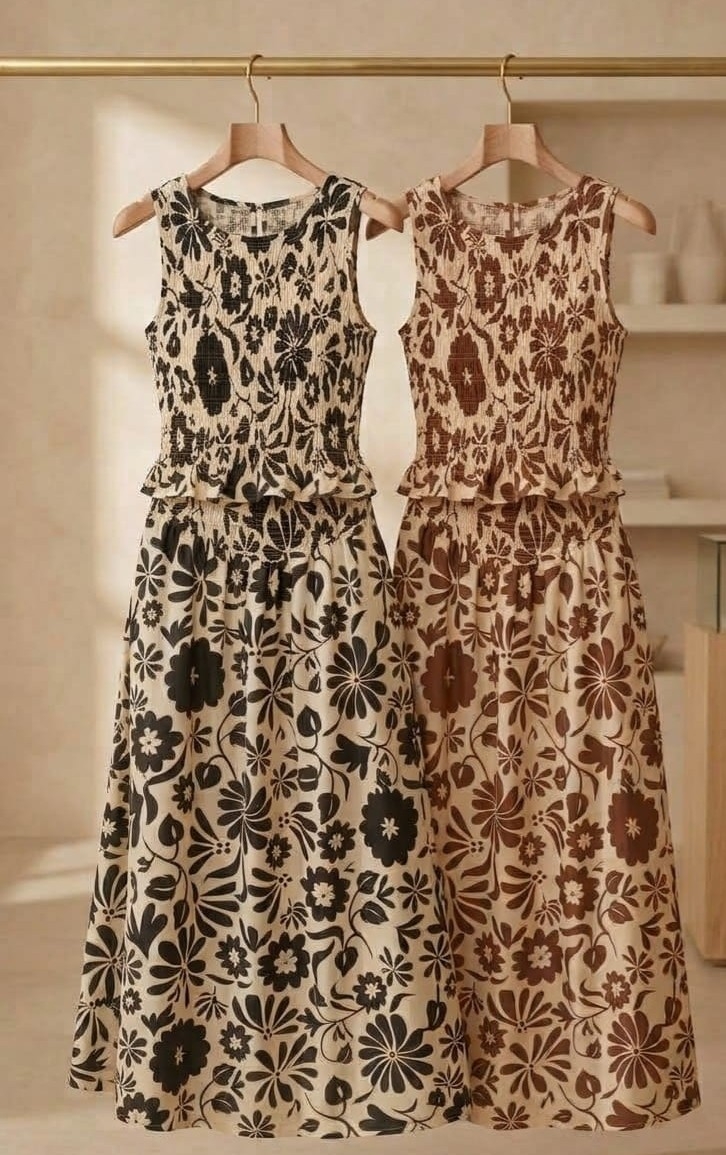 Conjunto  Floral de Dos Piezas - Imagen 3