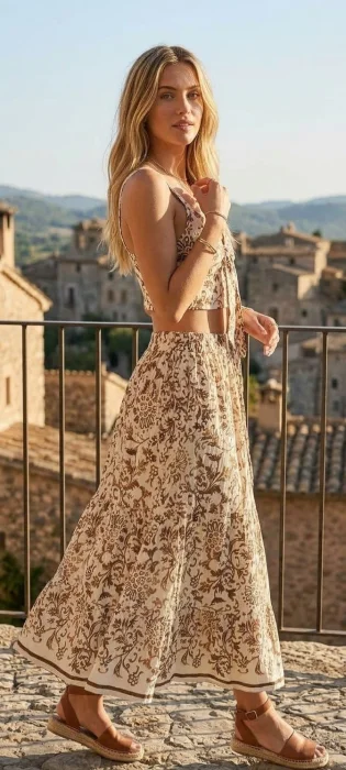 Conjunto Dúo Estampado Arabesco