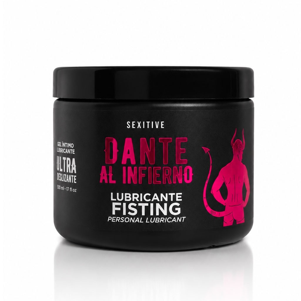 Dante al Infierno  Fisting  Gel Intimo Lubricante Ultradeslizante  500ml - Imagen 2
