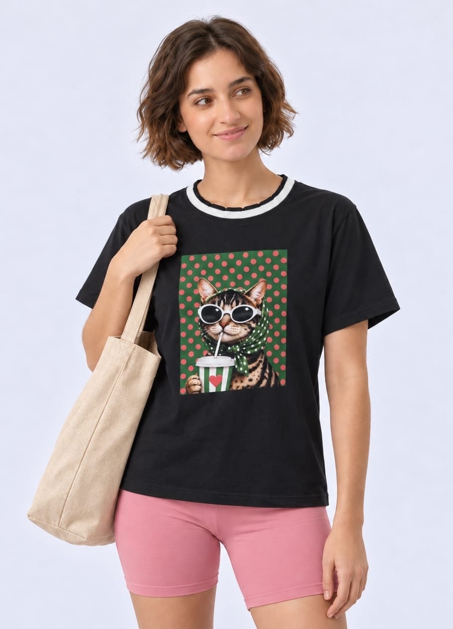Remeras Puntilla Estampadas - Imagen 3