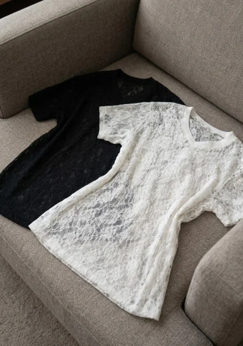 Remeron Encaje Liso