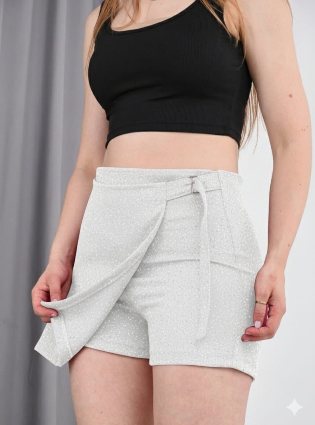Short Pollera Brilloso - Imagen 3