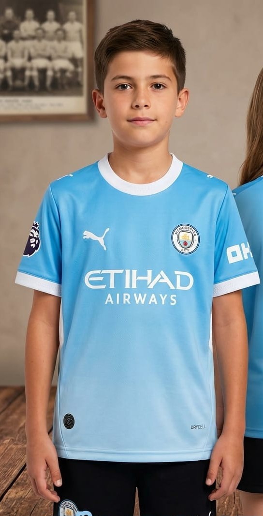 Camiseta Titular Manchester City,niño - Imagen 2
