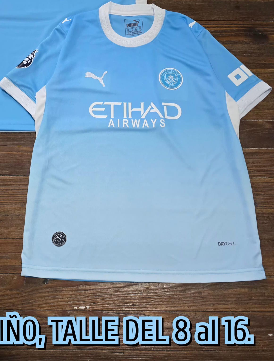 Camiseta Titular Manchester City,niño - Imagen 3