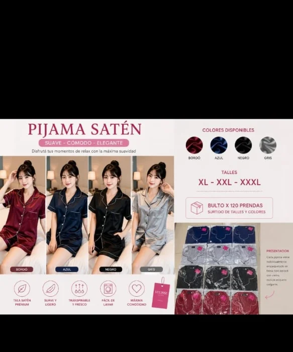 Pijamas Saten