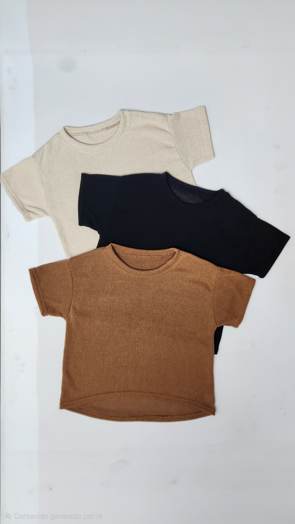 Remera Corta Crochet - Imagen 2