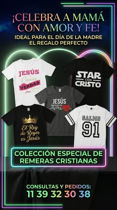 Regalo para el Día de la Madre Remeras con Frases Cristianas