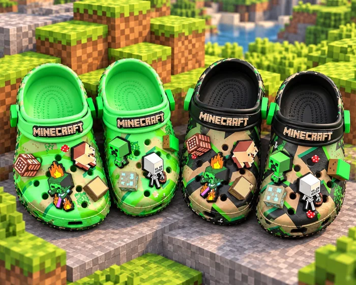 24/29 Original Crocs Eva 3d 8 Pines Minecraft