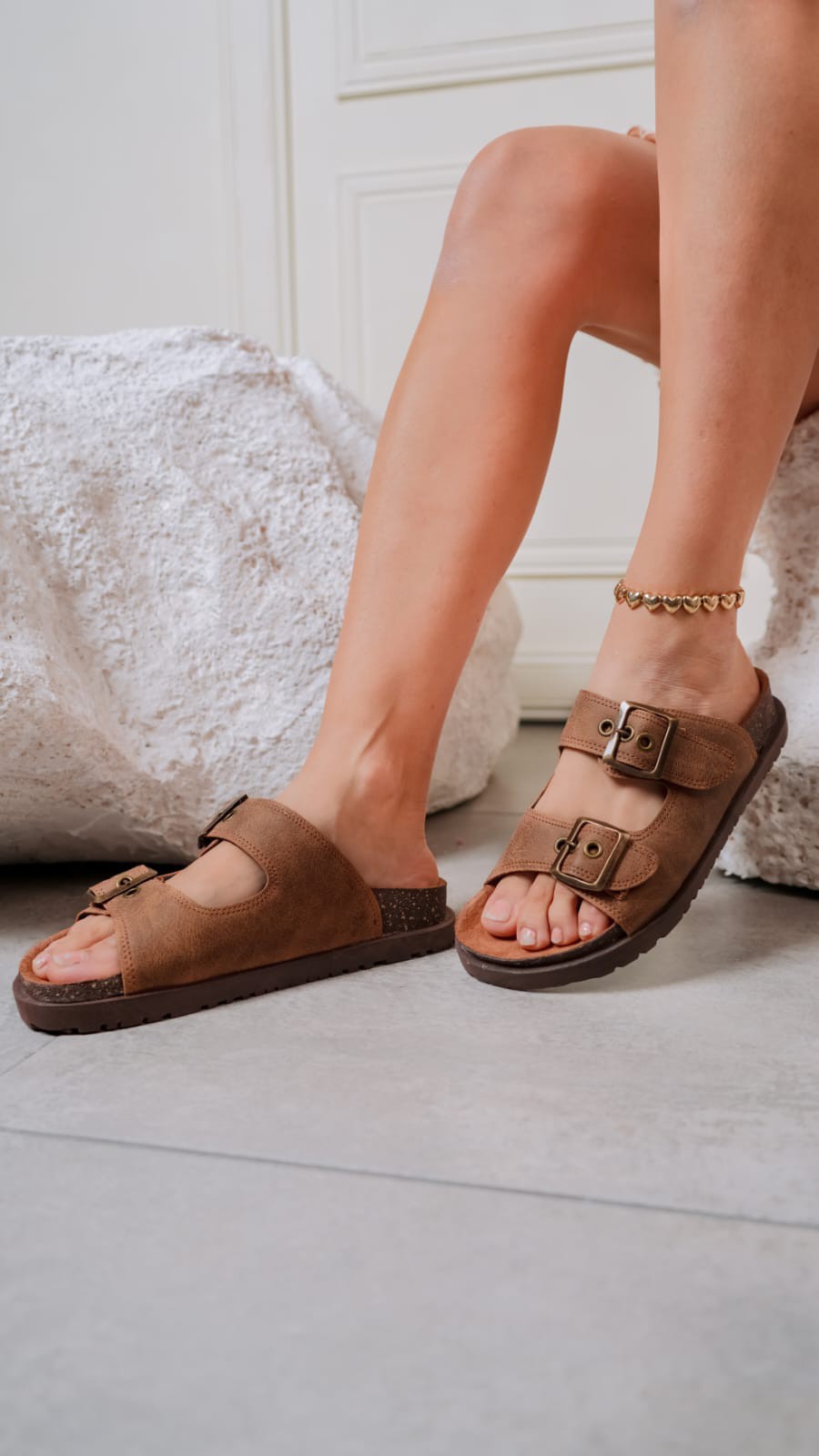 Sandalias Birk Doble Faja con Hebilla - Imagen 7