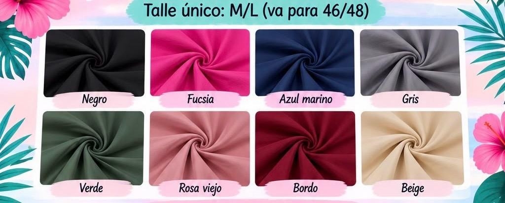 Capri Cruzado de Seda Fría Importado - Imagen 2