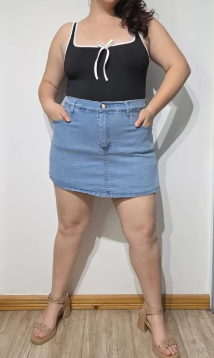 Short Pollera Curvy Elastizado