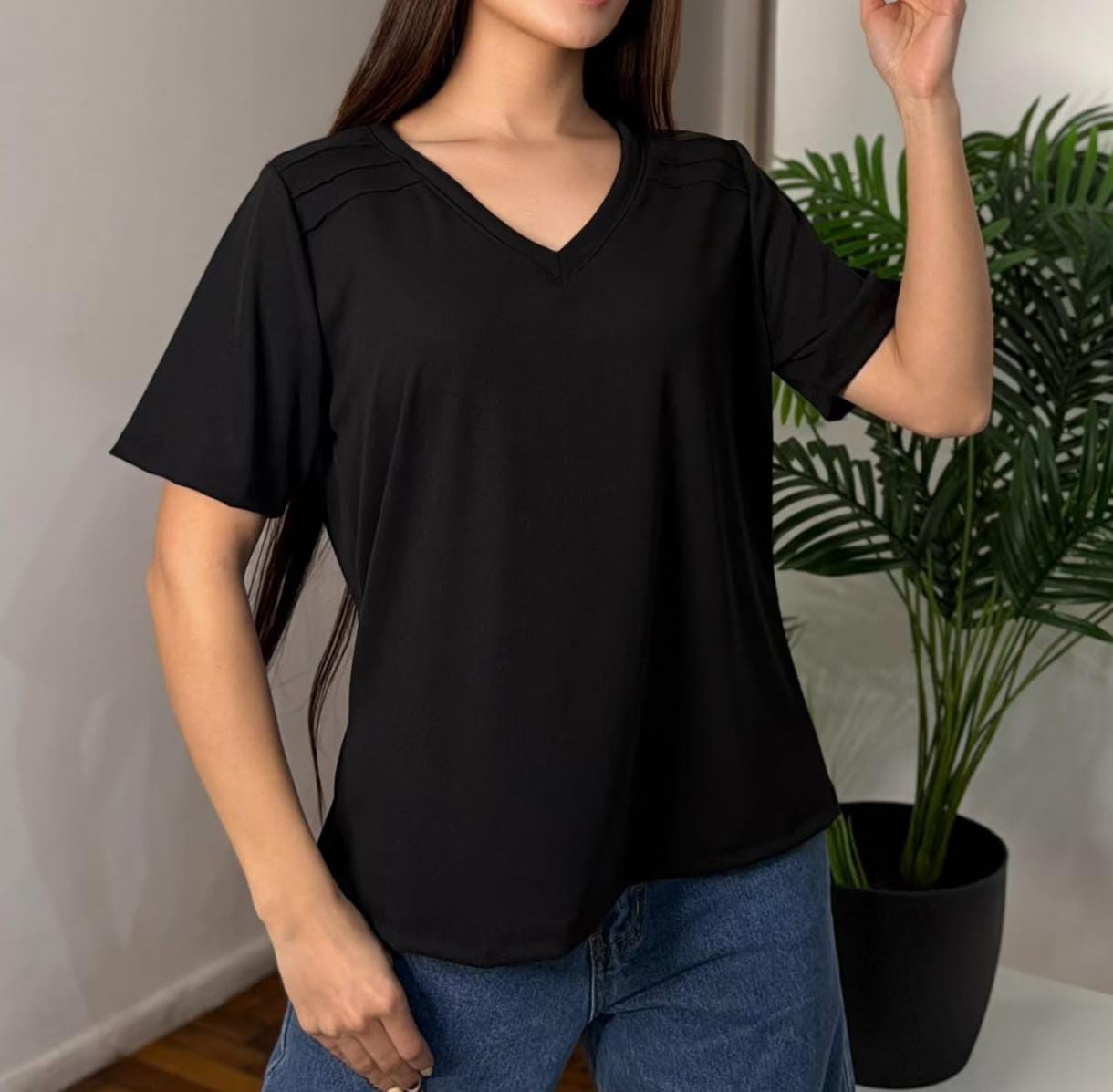 Remeron Micro Morley Mujer Verano Dama Camisa Camiseta Remera Top Dama Manga Corta - Imagen 1