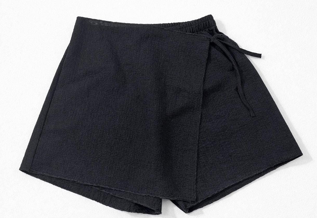 Short Pollera Hawai Bruselas Talle Especial Mujer Verano Dama Pantalón Jogging Calza - Imagen 1