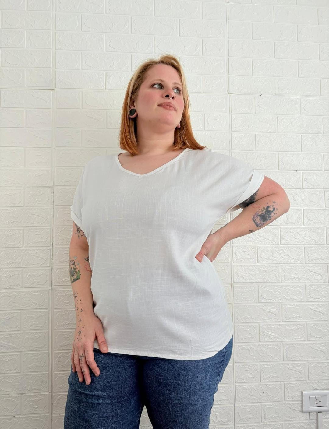 Remera Morley Ratier Talle Especial Mujer Verano Dama Camisa Camiseta Remeron Top - Imagen 1