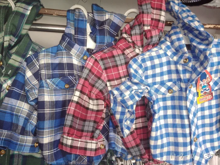 Camisa Bebe Leñadora