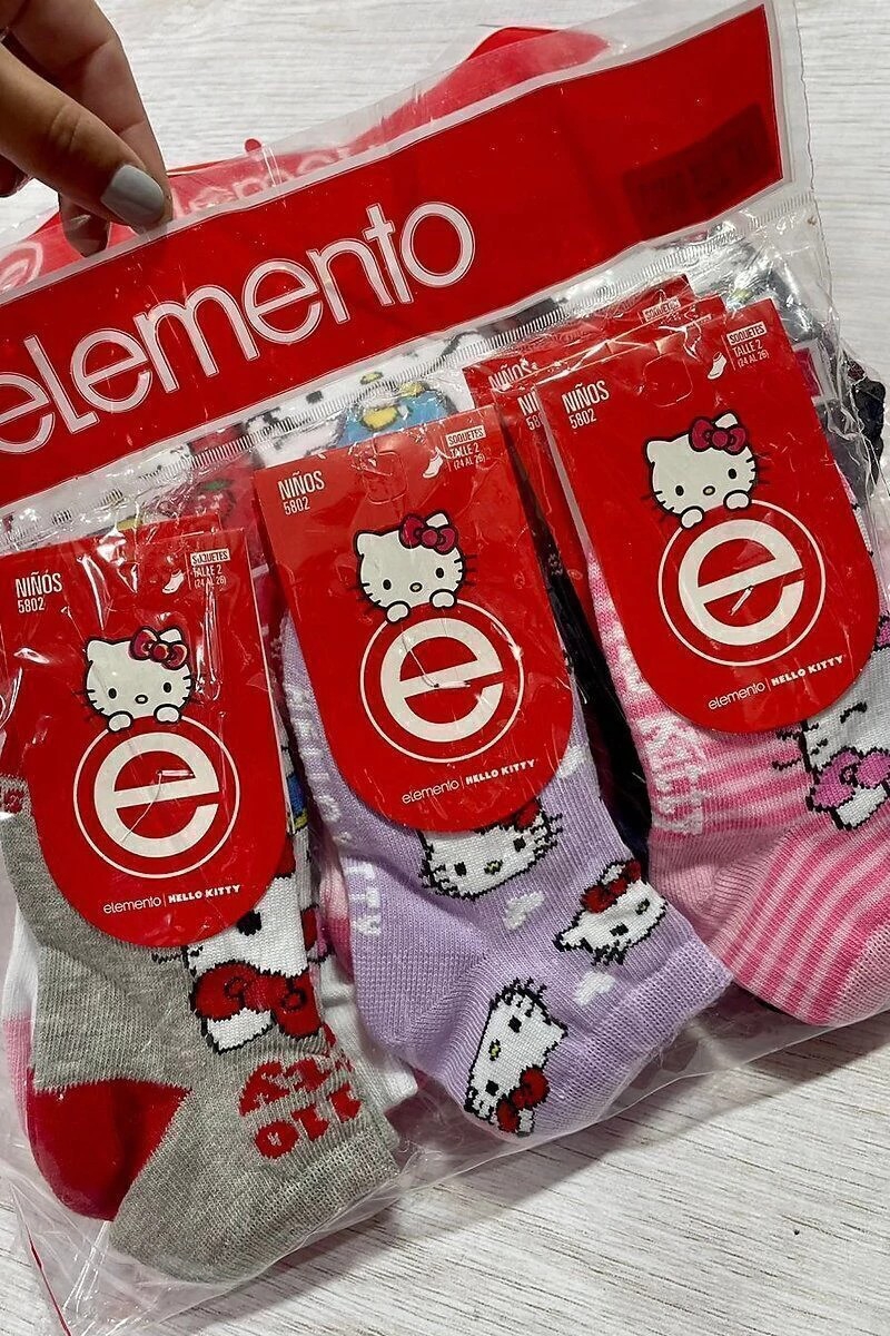 Soquetes de Nena Kitty (docena) - Imagen 2