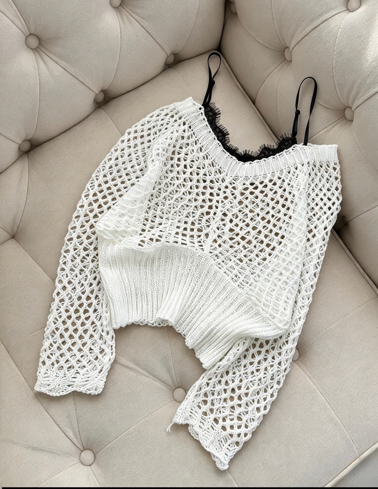 Sweater Calado Hilo - Imagen 3