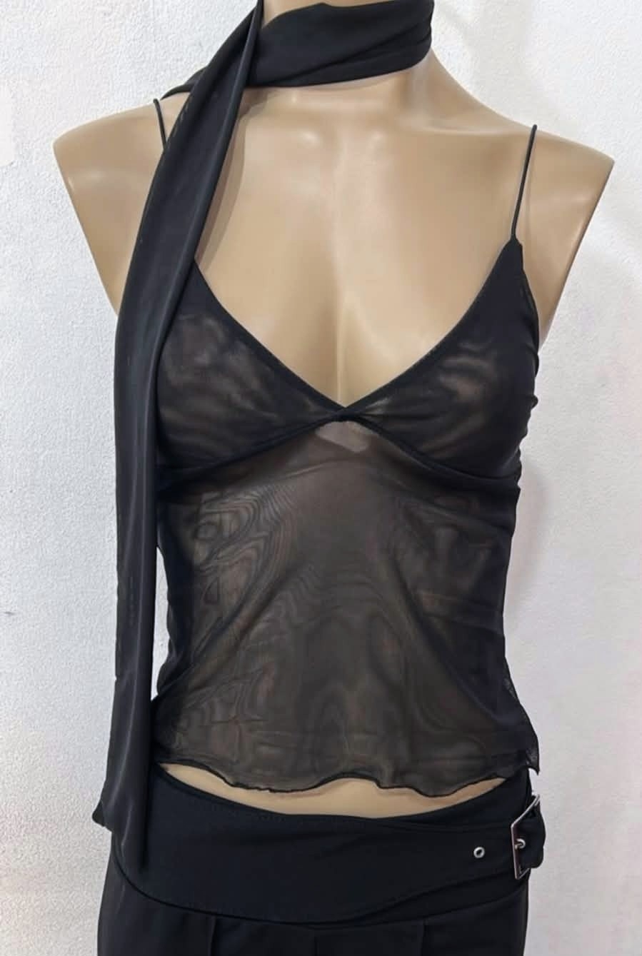 Top Microtul Musculosa Tiras Cola Raton - Imagen 3