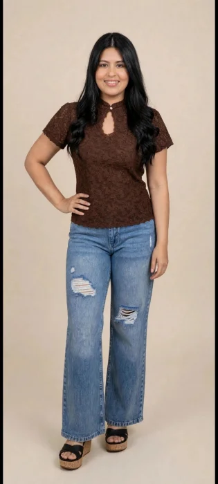 Blusa Yoli Corte Chino