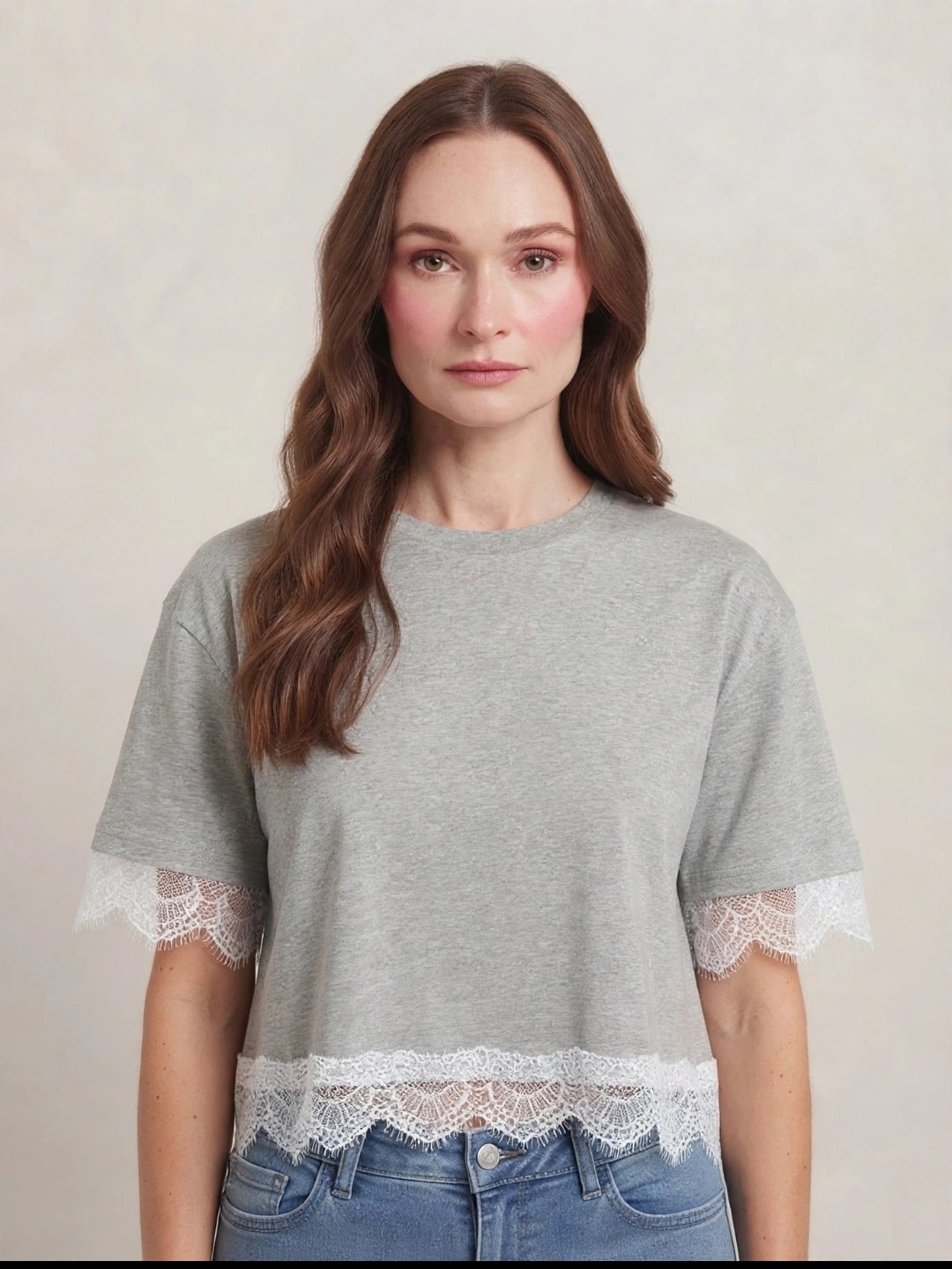 Remera Olivia con Encaje - Imagen 3