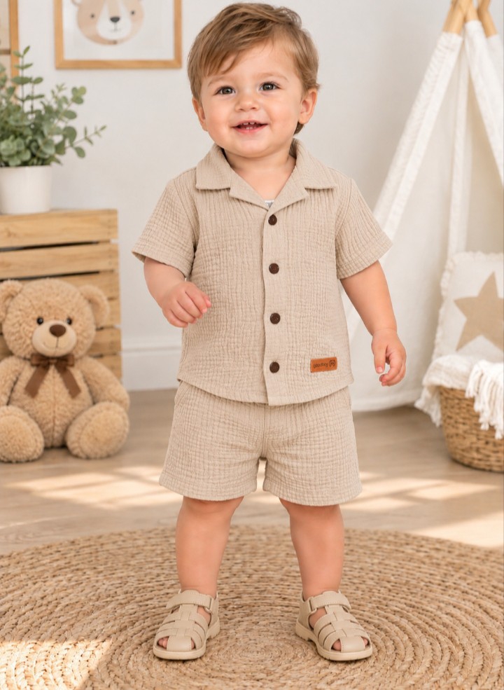 Conjunto Camisa Algodón Cotton - Imagen 2