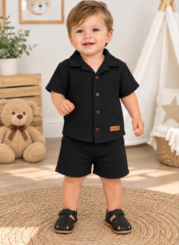 Conjunto Camisa Algodón Cotton - Imagen 3